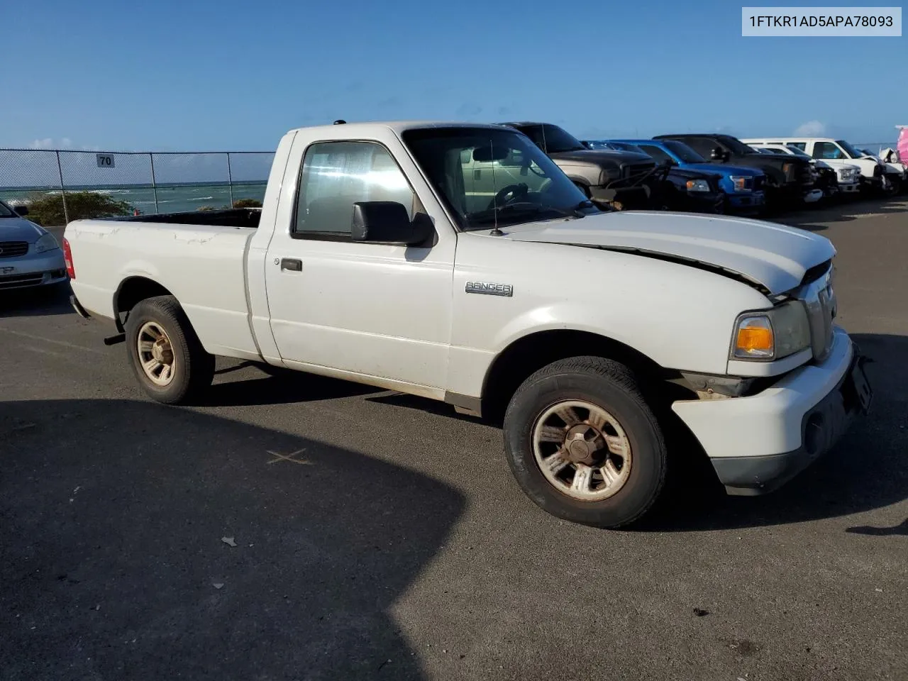 2010 Ford Ranger VIN: 1FTKR1AD5APA78093 Lot: 77032794