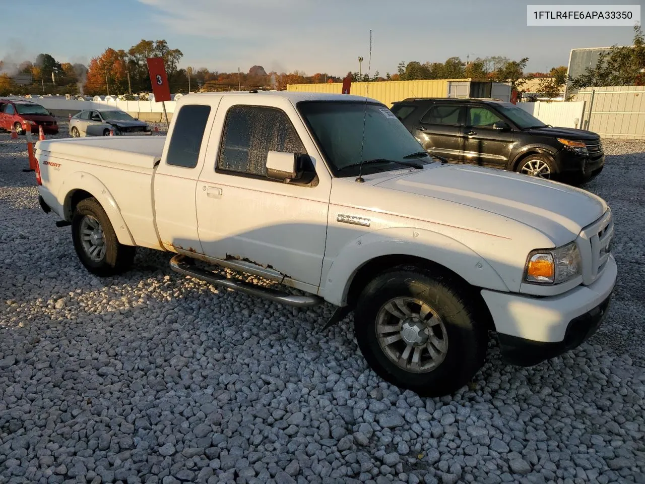 2010 Ford Ranger Super Cab VIN: 1FTLR4FE6APA33350 Lot: 77565524