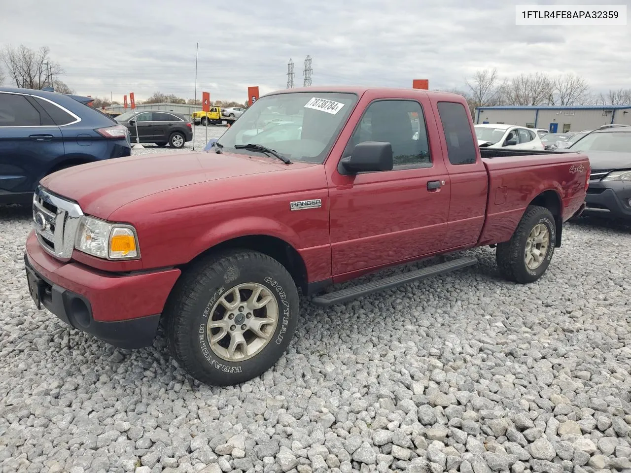 2010 Ford Ranger Super Cab VIN: 1FTLR4FE8APA32359 Lot: 78738784