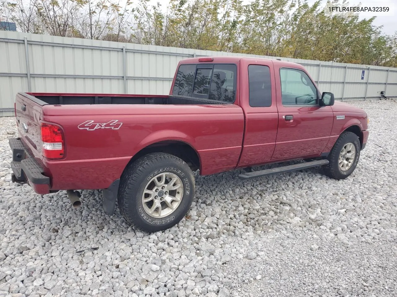 2010 Ford Ranger Super Cab VIN: 1FTLR4FE8APA32359 Lot: 78738784