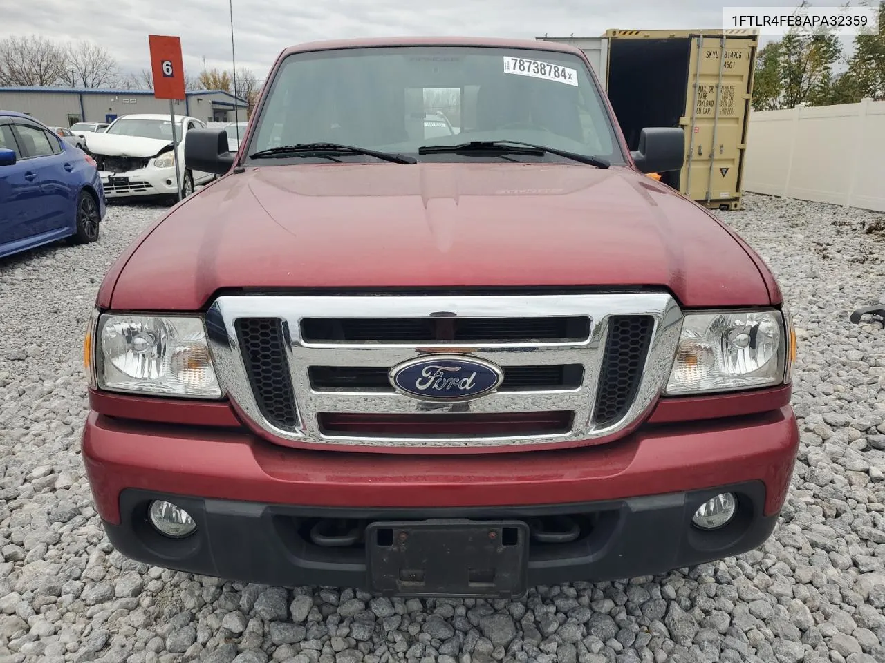 2010 Ford Ranger Super Cab VIN: 1FTLR4FE8APA32359 Lot: 78738784