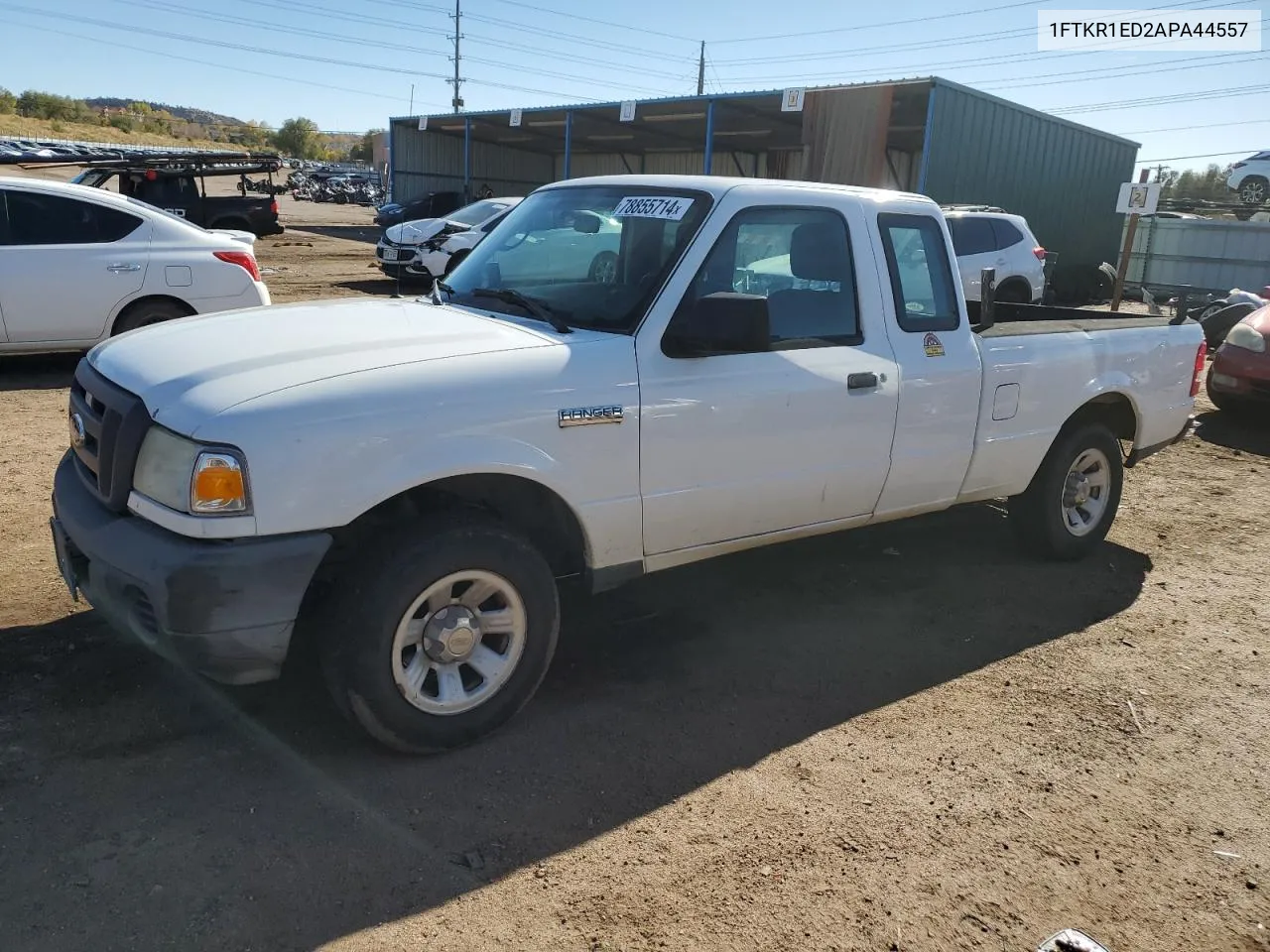 2010 Ford Ranger Super Cab VIN: 1FTKR1ED2APA44557 Lot: 78855714