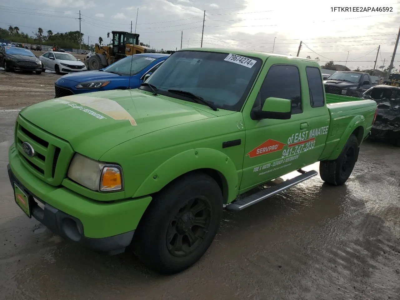 2010 Ford Ranger Super Cab VIN: 1FTKR1EE2APA46592 Lot: 79674274