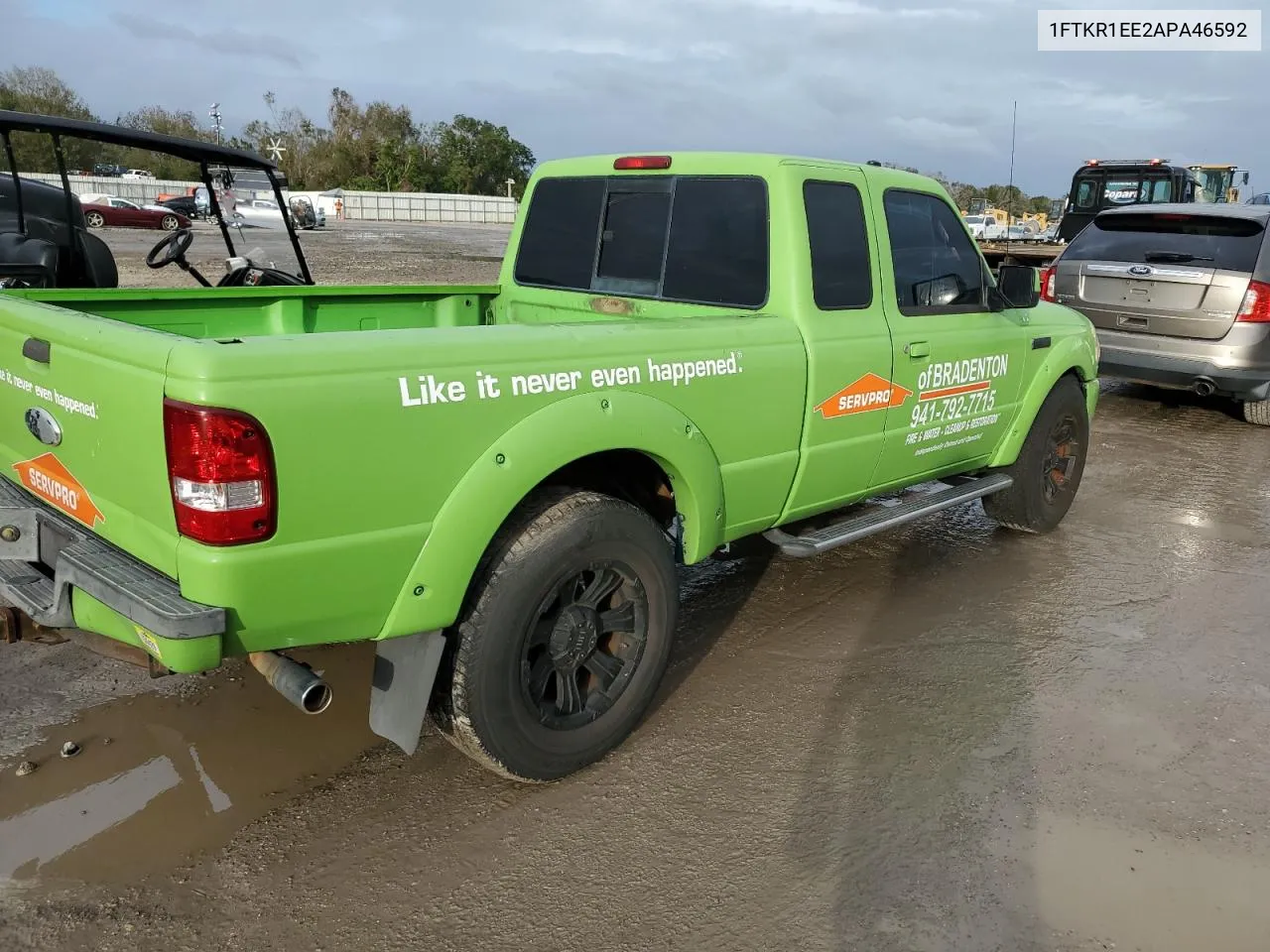 2010 Ford Ranger Super Cab VIN: 1FTKR1EE2APA46592 Lot: 79674274