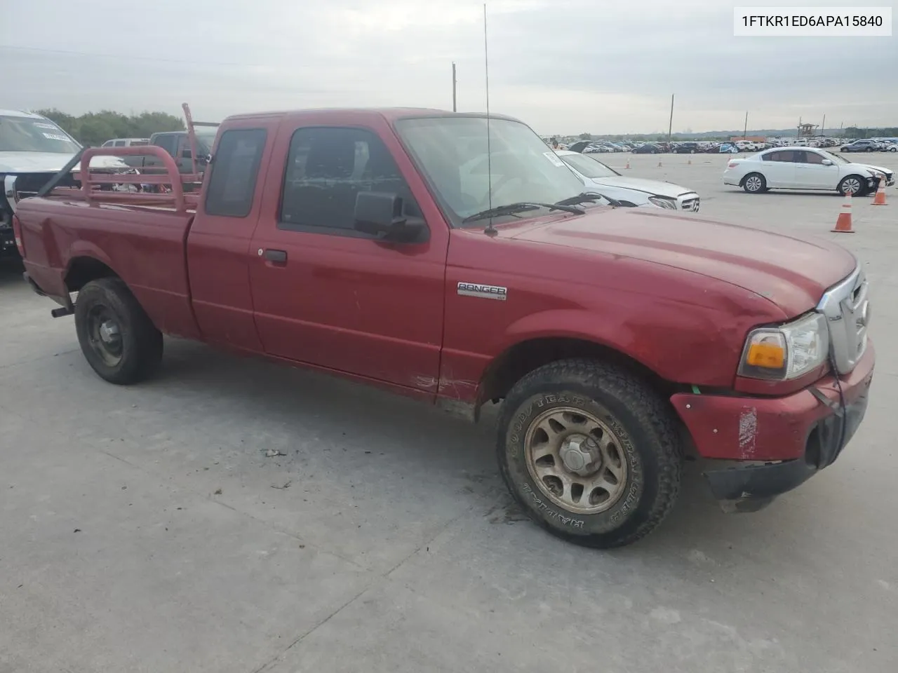 2010 Ford Ranger Super Cab VIN: 1FTKR1ED6APA15840 Lot: 79861834