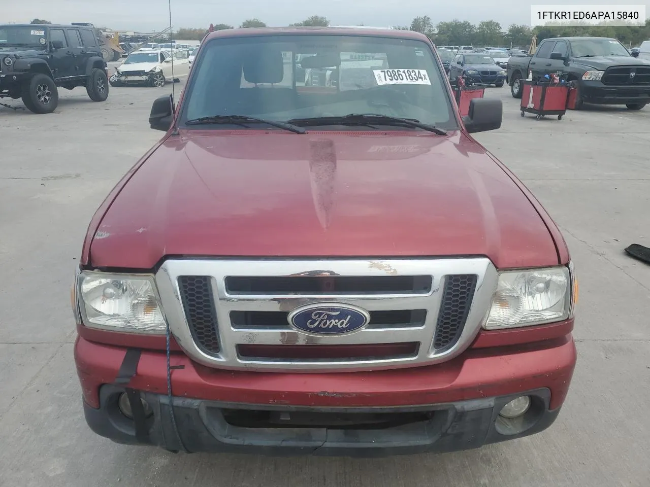 2010 Ford Ranger Super Cab VIN: 1FTKR1ED6APA15840 Lot: 79861834