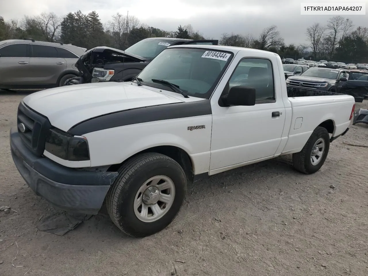 2010 Ford Ranger VIN: 1FTKR1AD1APA64207 Lot: 80184344