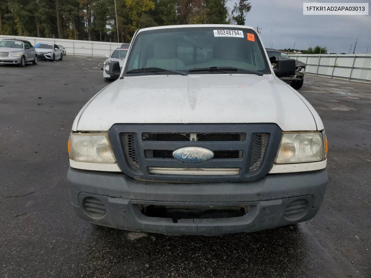 2010 Ford Ranger VIN: 1FTKR1AD2APA03013 Lot: 80248794