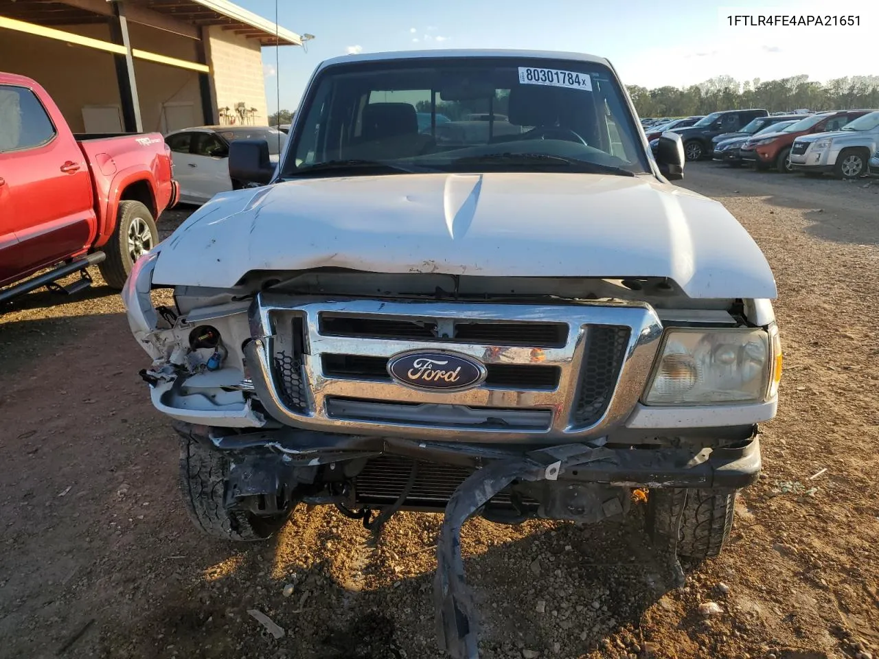 2010 Ford Ranger Super Cab VIN: 1FTLR4FE4APA21651 Lot: 80301784