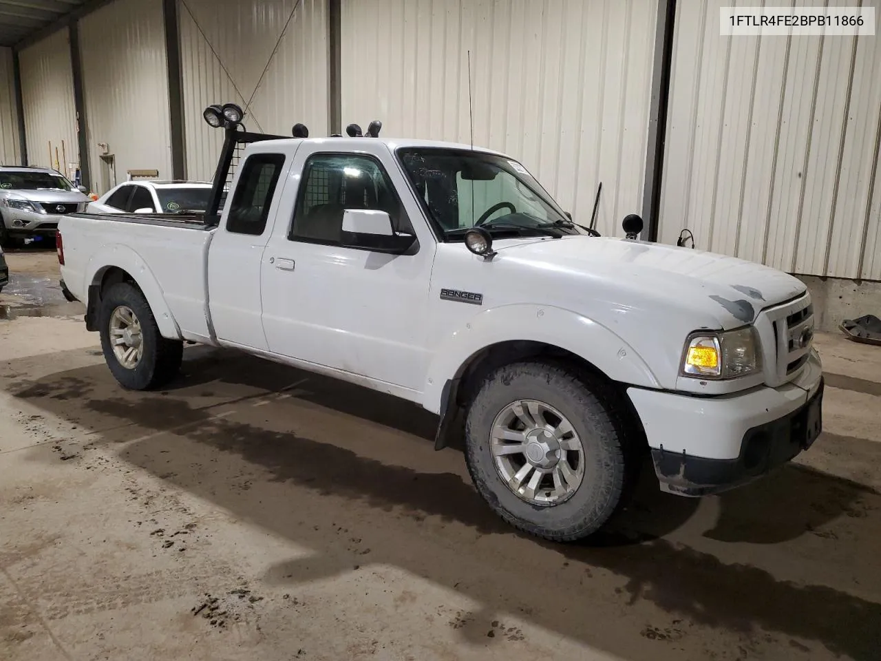 2011 Ford Ranger Super Cab VIN: 1FTLR4FE2BPB11866 Lot: 53327274