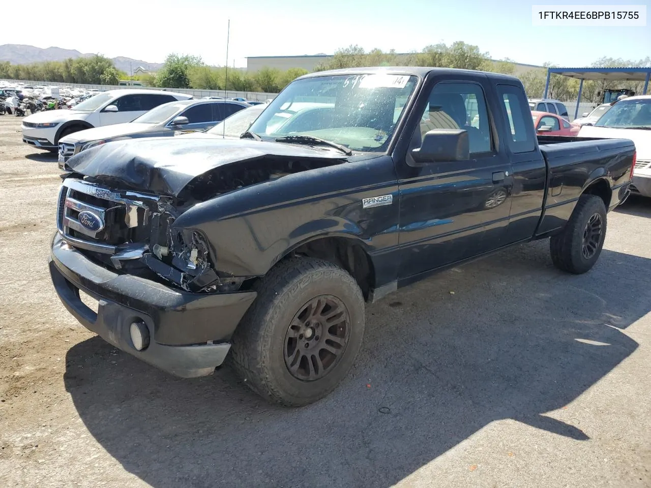 2011 Ford Ranger Super Cab VIN: 1FTKR4EE6BPB15755 Lot: 59930004