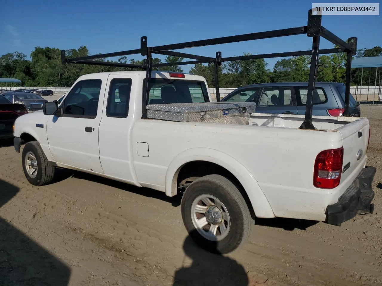 2011 Ford Ranger Super Cab VIN: 1FTKR1ED8BPA93442 Lot: 60200214