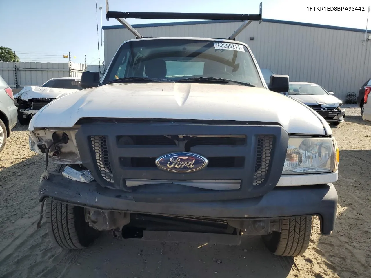 2011 Ford Ranger Super Cab VIN: 1FTKR1ED8BPA93442 Lot: 60200214