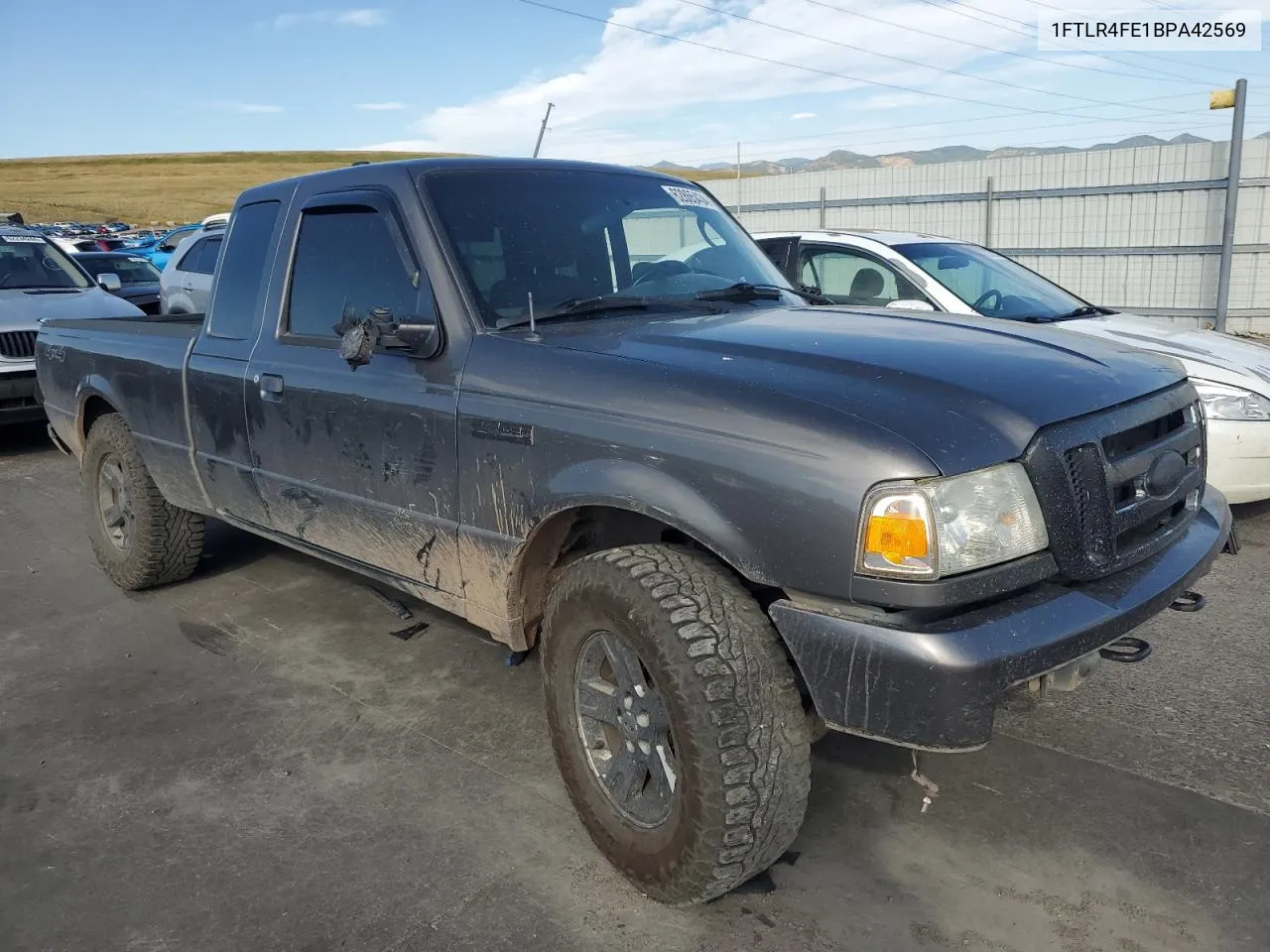 2011 Ford Ranger Super Cab VIN: 1FTLR4FE1BPA42569 Lot: 62865434