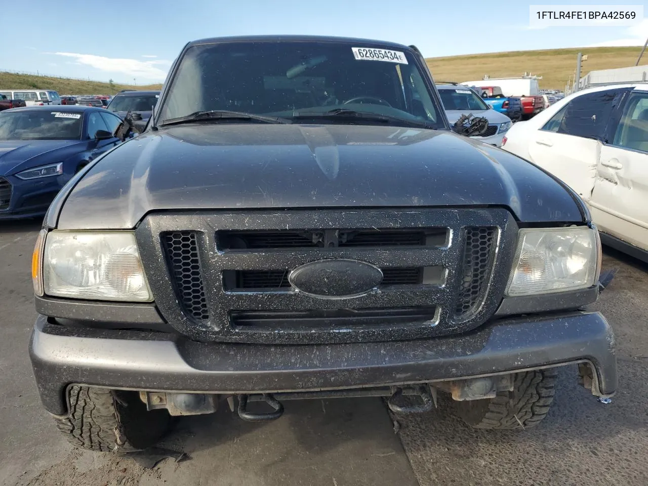 2011 Ford Ranger Super Cab VIN: 1FTLR4FE1BPA42569 Lot: 62865434