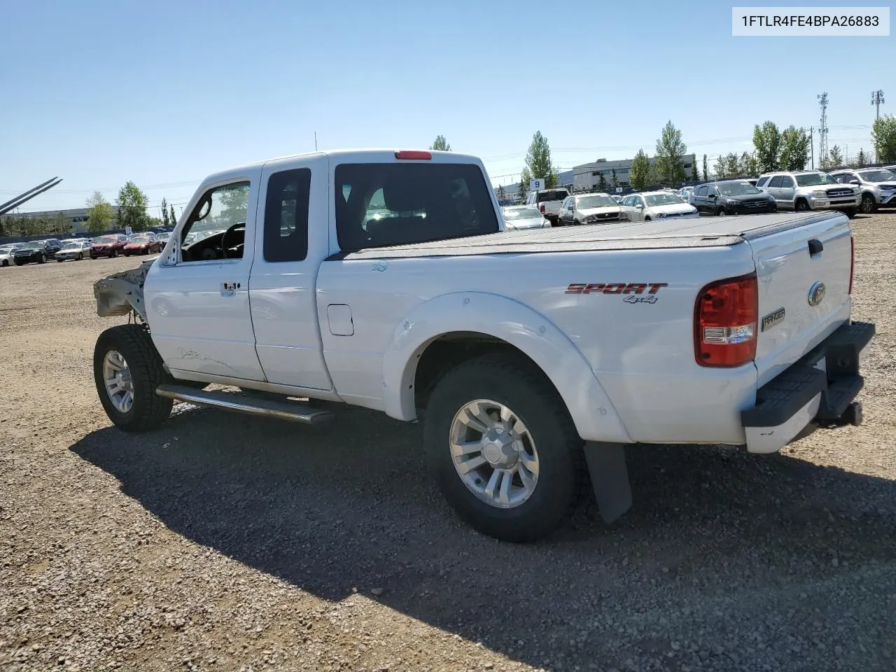 2011 Ford Ranger Super Cab VIN: 1FTLR4FE4BPA26883 Lot: 63772043