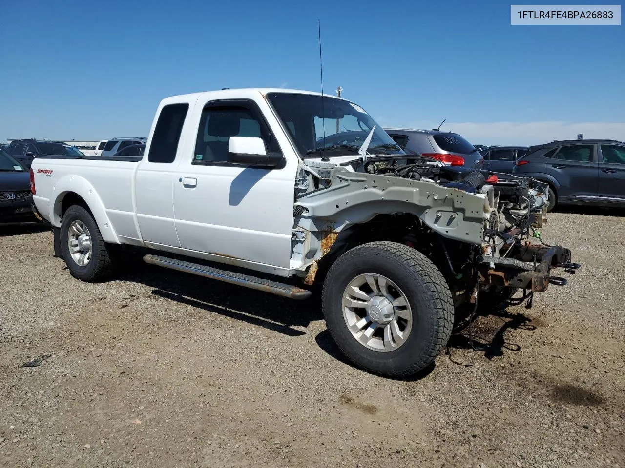 2011 Ford Ranger Super Cab VIN: 1FTLR4FE4BPA26883 Lot: 63772043