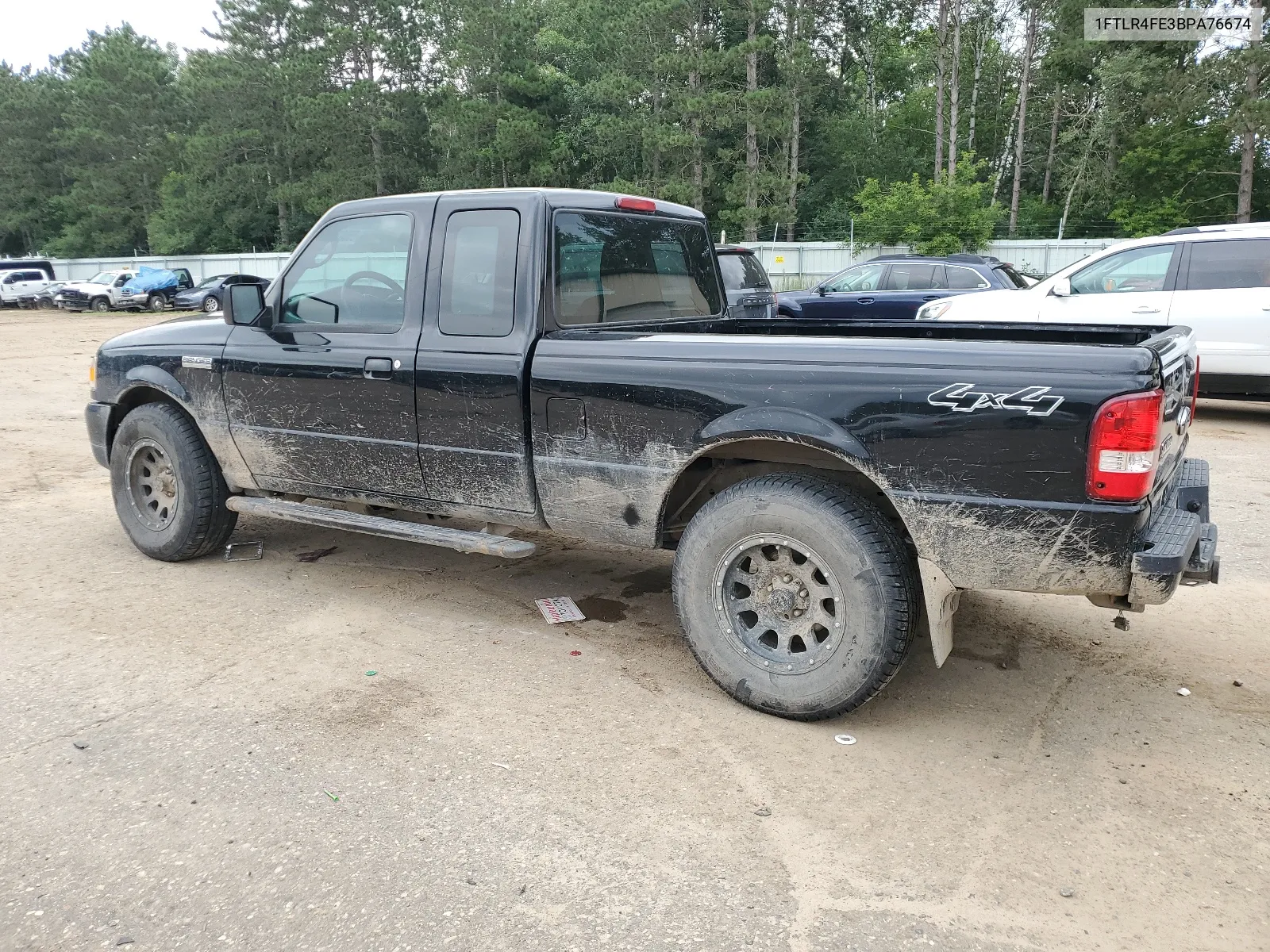 2011 Ford Ranger Super Cab VIN: 1FTLR4FE3BPA76674 Lot: 65003324