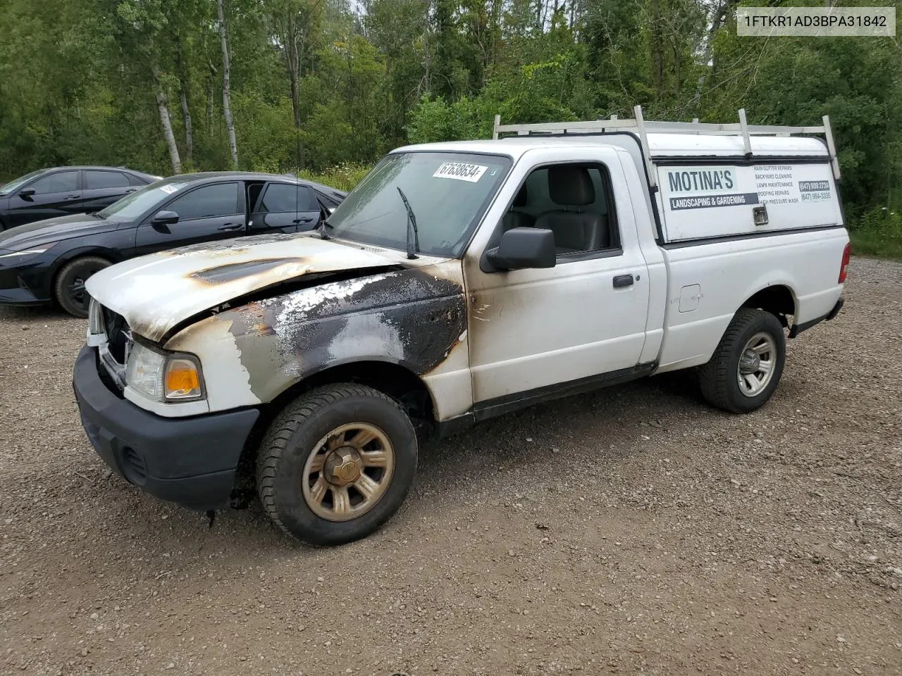 2011 Ford Ranger VIN: 1FTKR1AD3BPA31842 Lot: 67638634