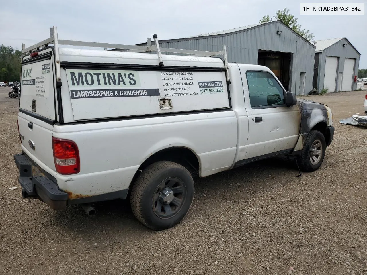 2011 Ford Ranger VIN: 1FTKR1AD3BPA31842 Lot: 67638634