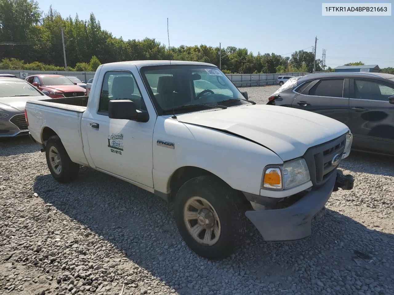 1FTKR1AD4BPB21663 2011 Ford Ranger