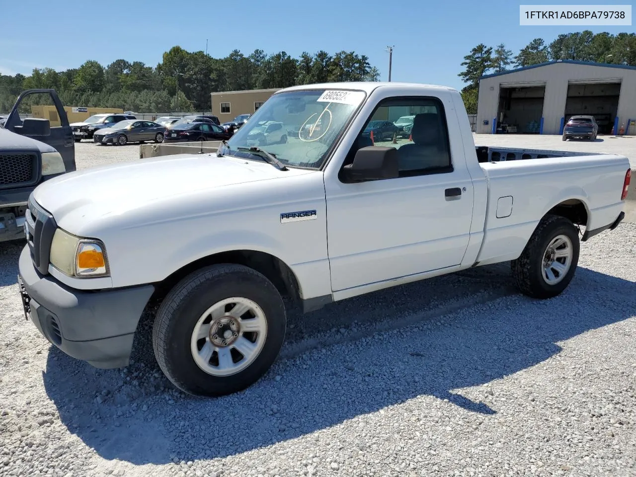 2011 Ford Ranger VIN: 1FTKR1AD6BPA79738 Lot: 69055244