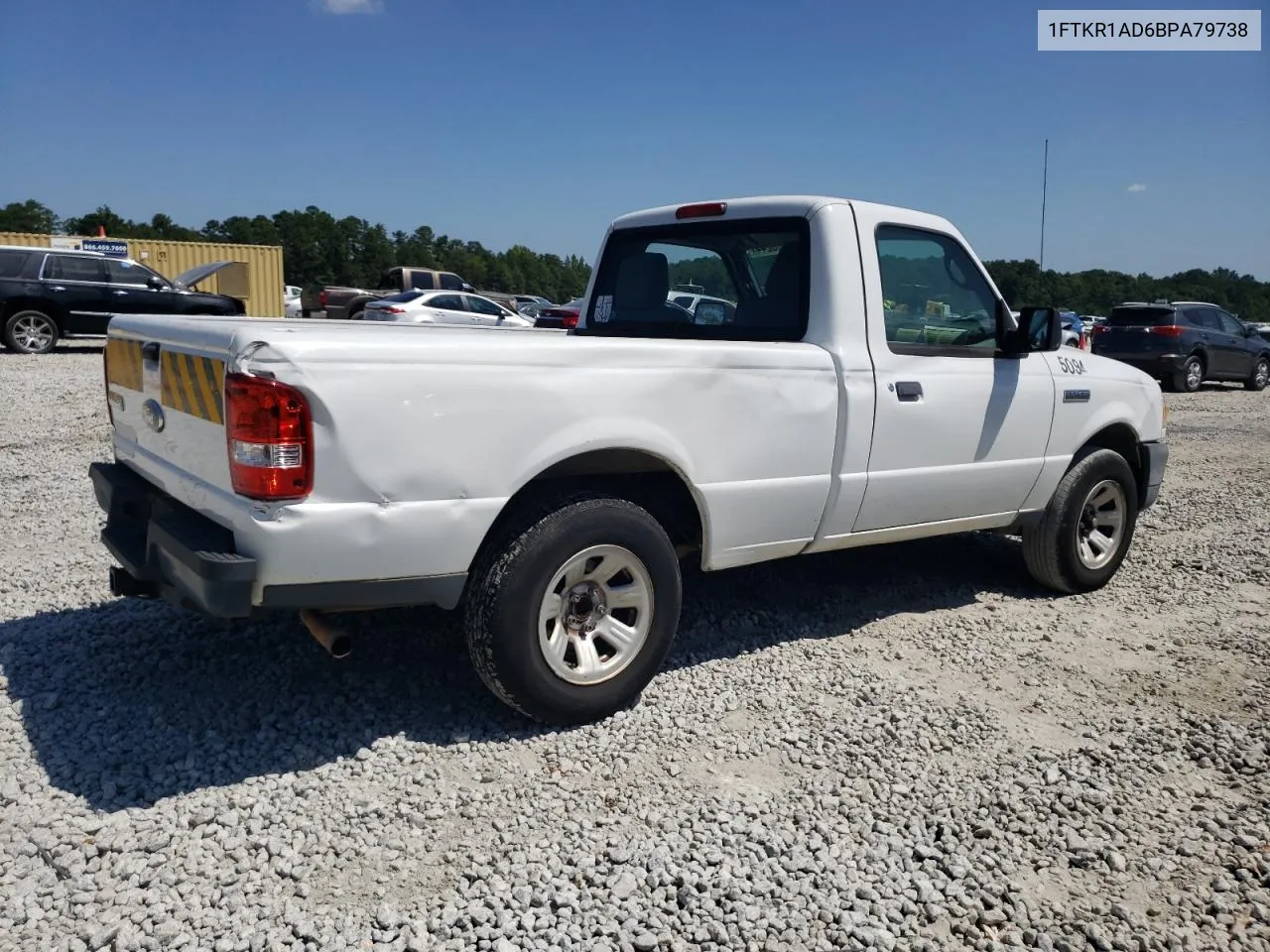 2011 Ford Ranger VIN: 1FTKR1AD6BPA79738 Lot: 69055244