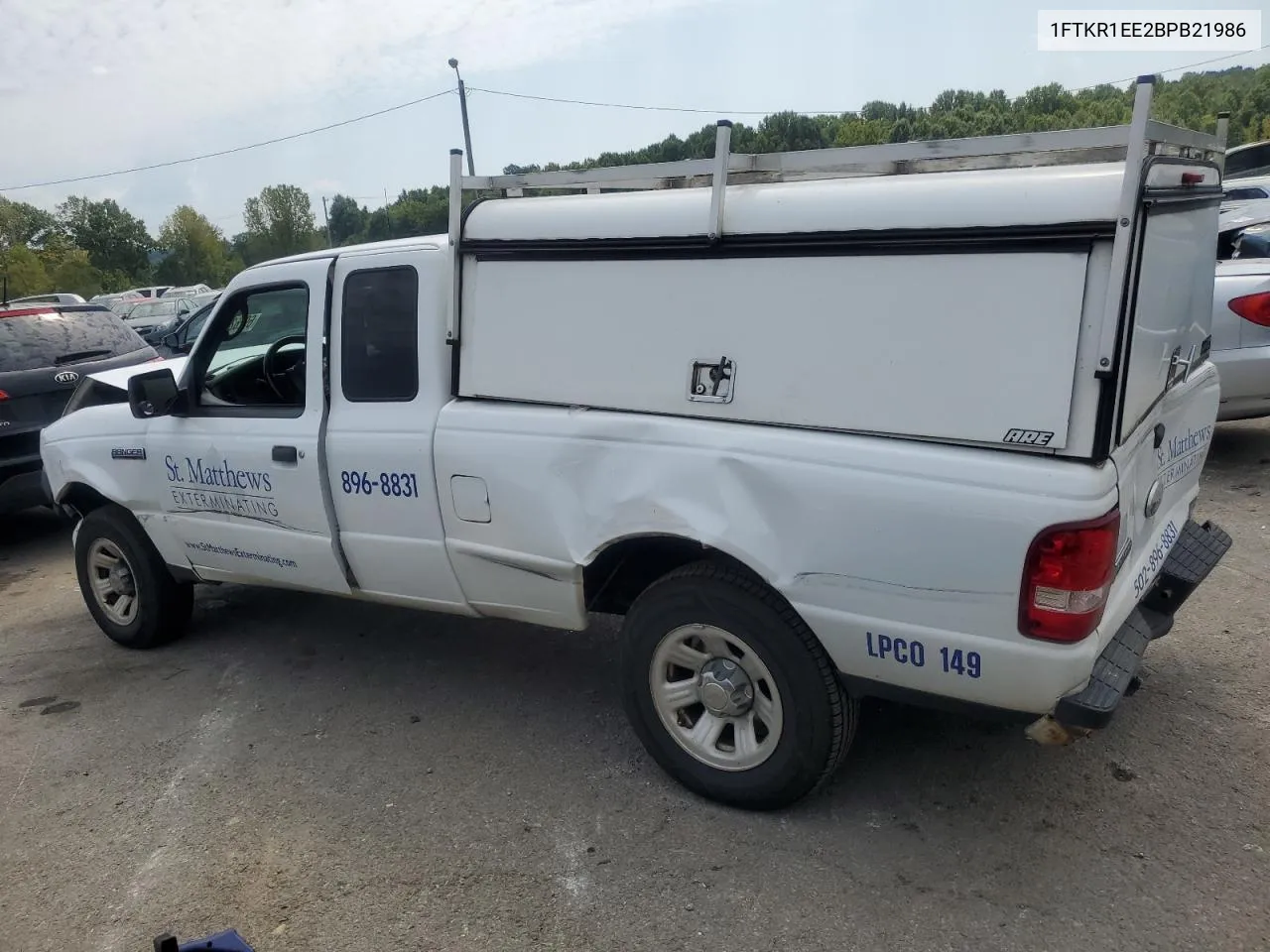 2011 Ford Ranger Super Cab VIN: 1FTKR1EE2BPB21986 Lot: 69262434