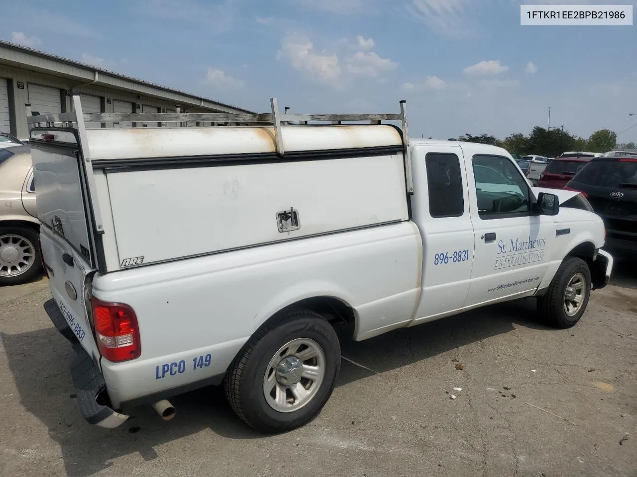 2011 Ford Ranger Super Cab VIN: 1FTKR1EE2BPB21986 Lot: 69262434