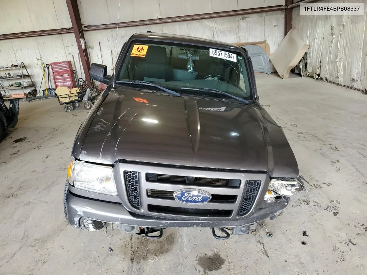 2011 Ford Ranger Super Cab VIN: 1FTLR4FE4BPB08337 Lot: 69571594