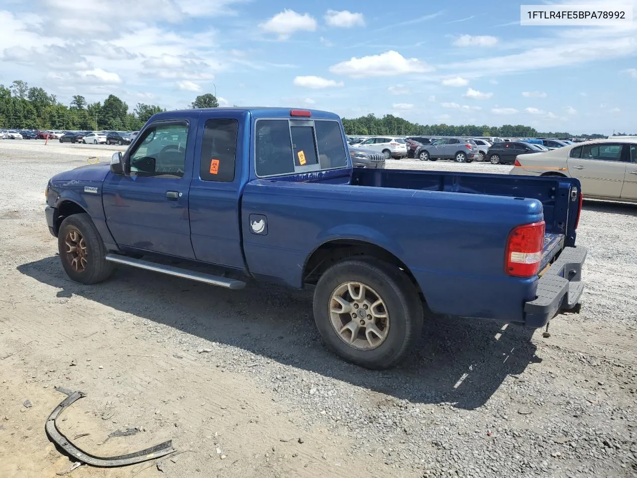 2011 Ford Ranger Super Cab VIN: 1FTLR4FE5BPA78992 Lot: 69661094