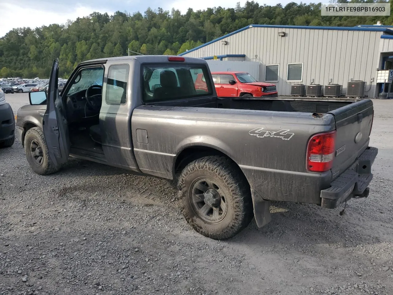 2011 Ford Ranger Super Cab VIN: 1FTLR1FE9BPB16903 Lot: 69713694