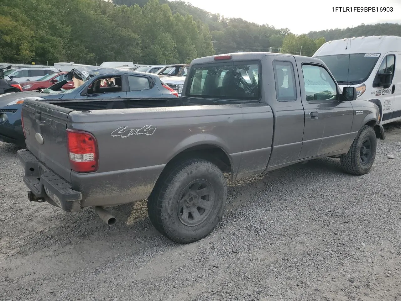 2011 Ford Ranger Super Cab VIN: 1FTLR1FE9BPB16903 Lot: 69713694