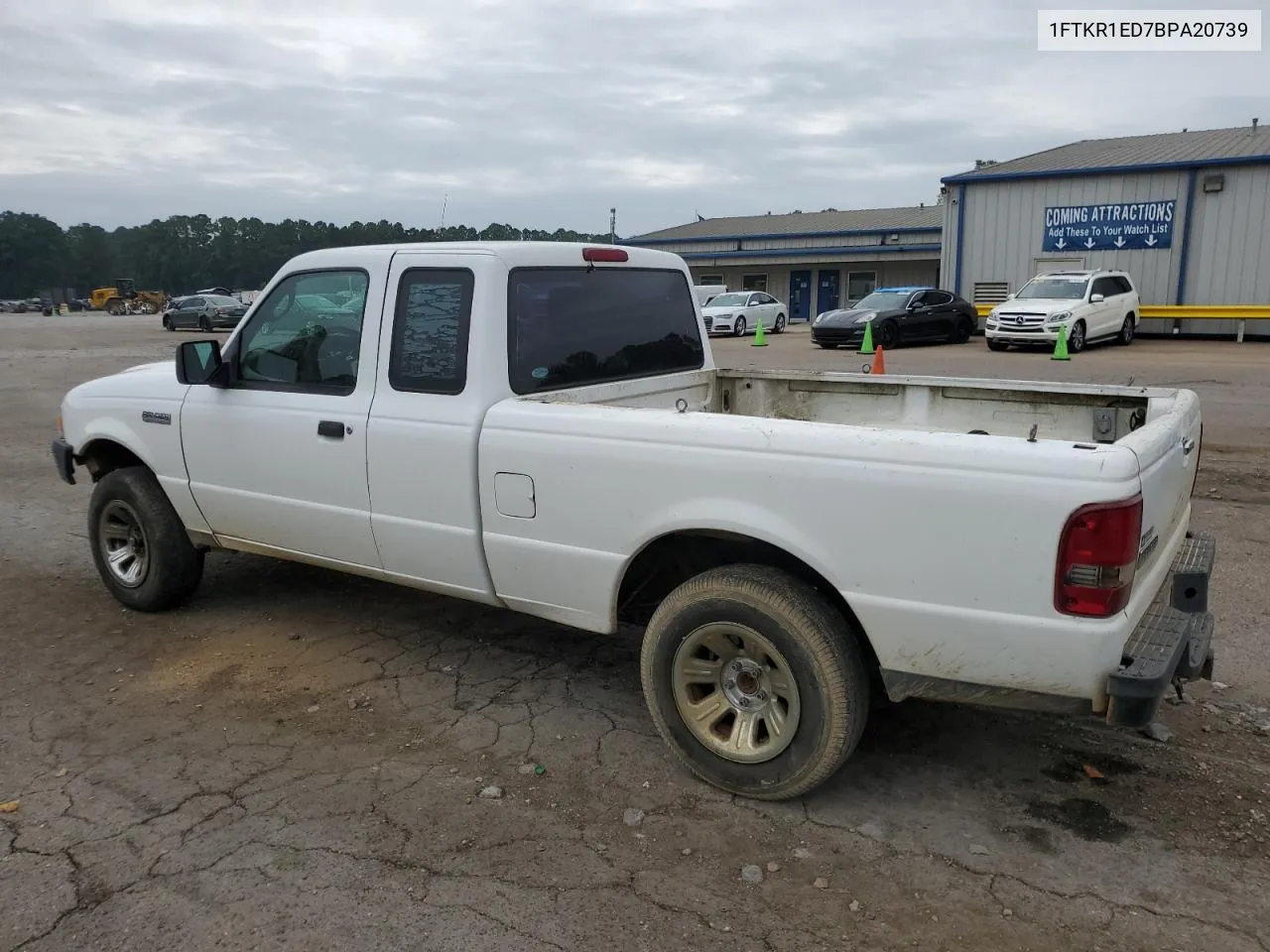 2011 Ford Ranger Super Cab VIN: 1FTKR1ED7BPA20739 Lot: 70235834