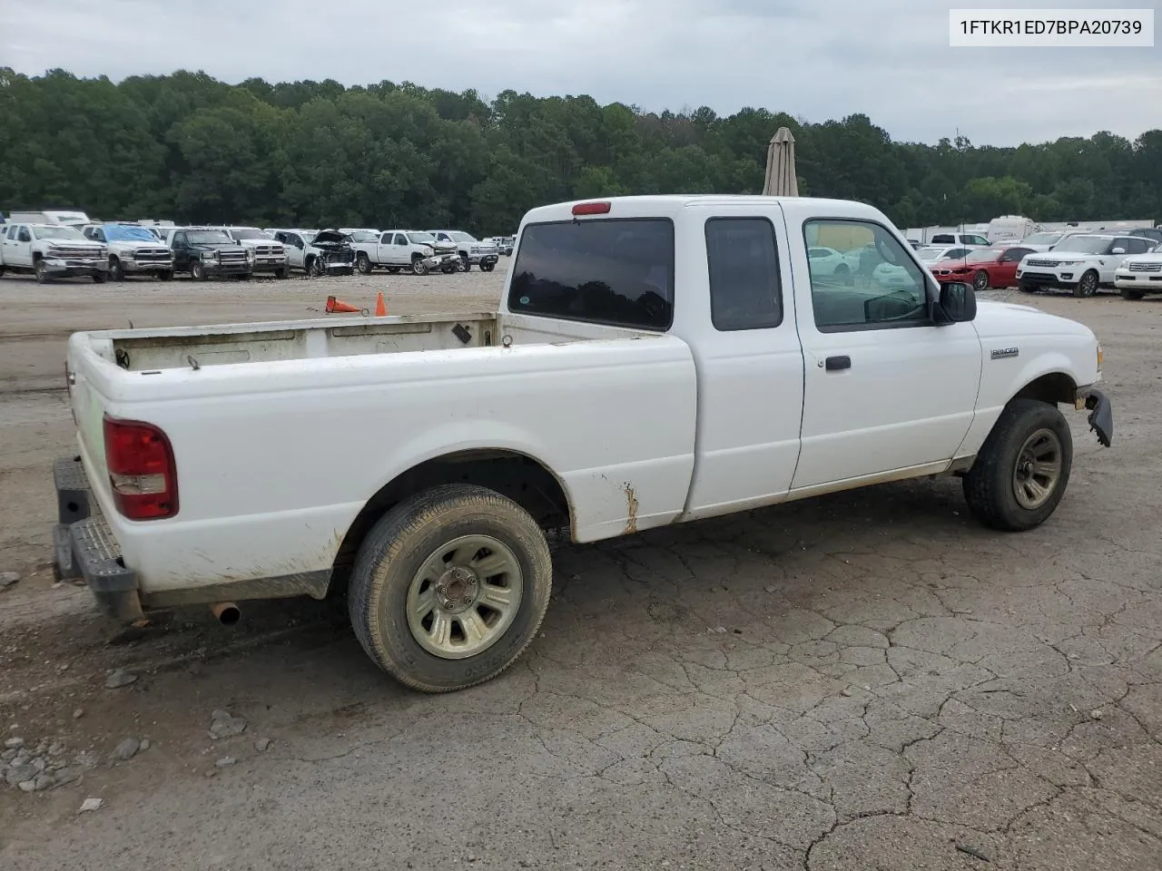 2011 Ford Ranger Super Cab VIN: 1FTKR1ED7BPA20739 Lot: 70235834