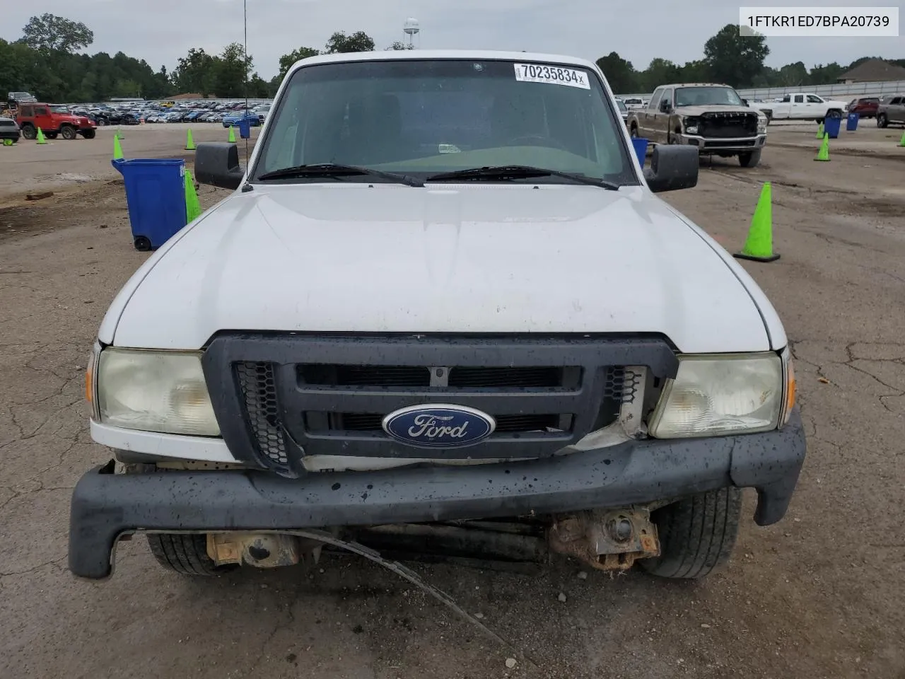 2011 Ford Ranger Super Cab VIN: 1FTKR1ED7BPA20739 Lot: 70235834