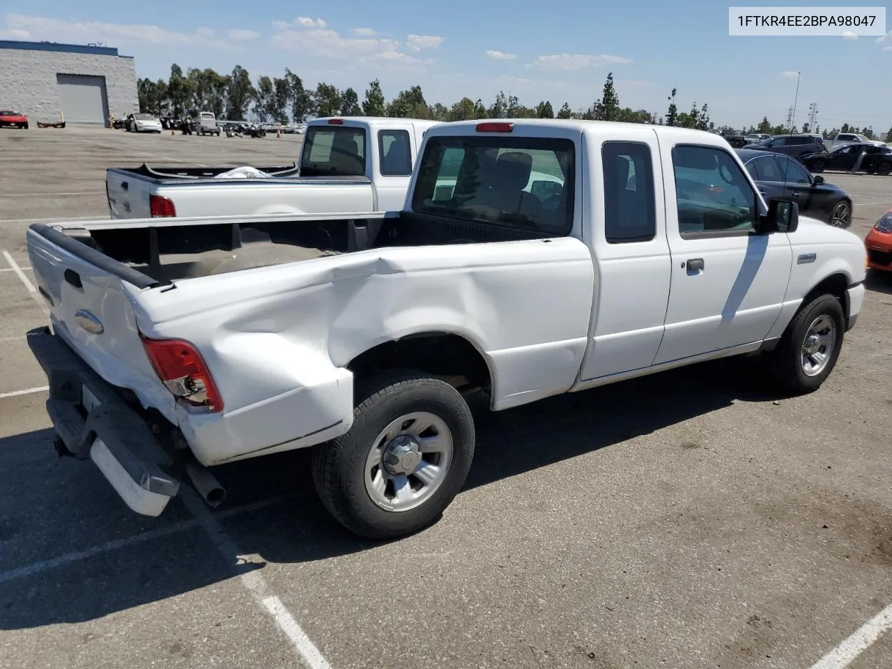 2011 Ford Ranger Super Cab VIN: 1FTKR4EE2BPA98047 Lot: 70332244