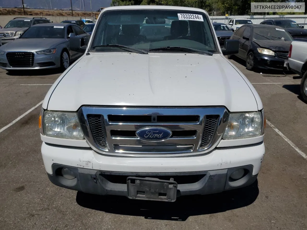 2011 Ford Ranger Super Cab VIN: 1FTKR4EE2BPA98047 Lot: 70332244