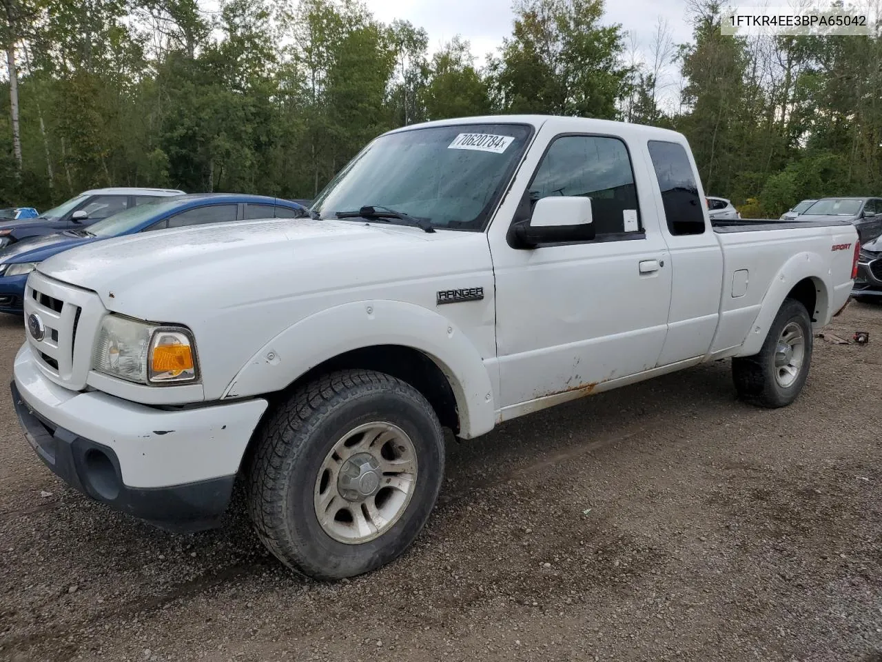 2011 Ford Ranger Super Cab VIN: 1FTKR4EE3BPA65042 Lot: 70620784