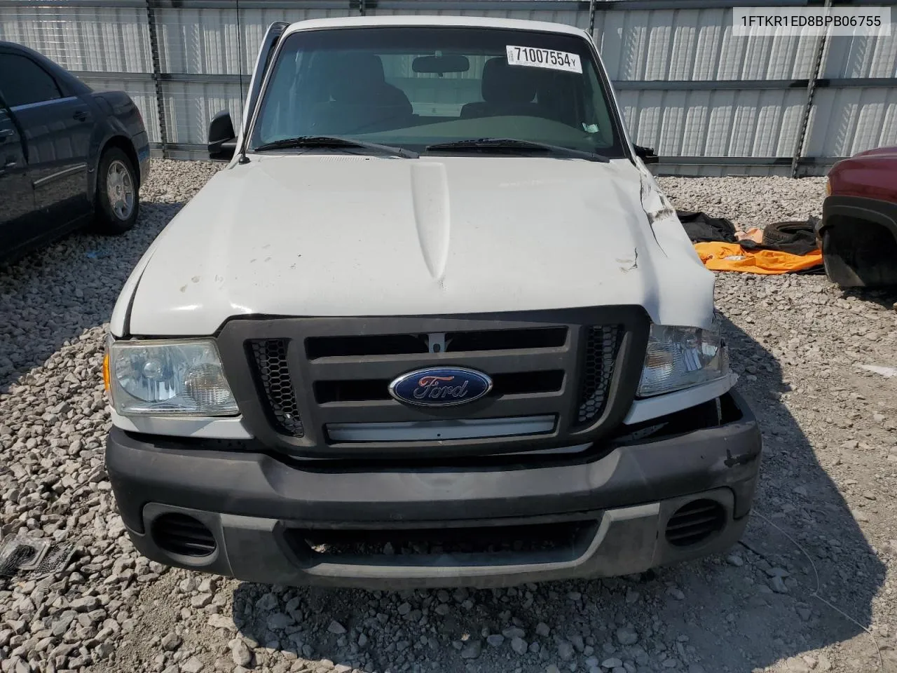 2011 Ford Ranger Super Cab VIN: 1FTKR1ED8BPB06755 Lot: 71007554