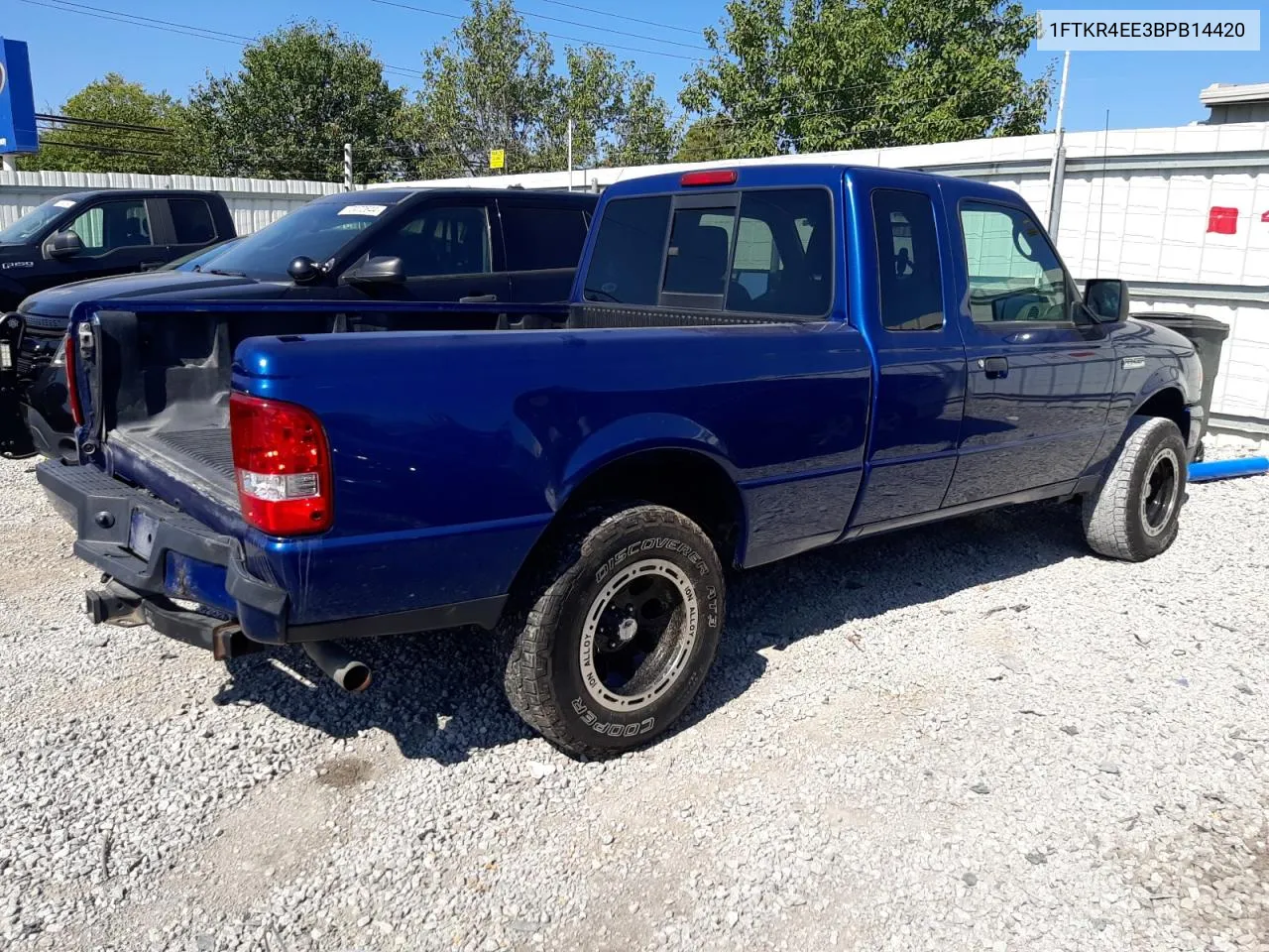 1FTKR4EE3BPB14420 2011 Ford Ranger Super Cab