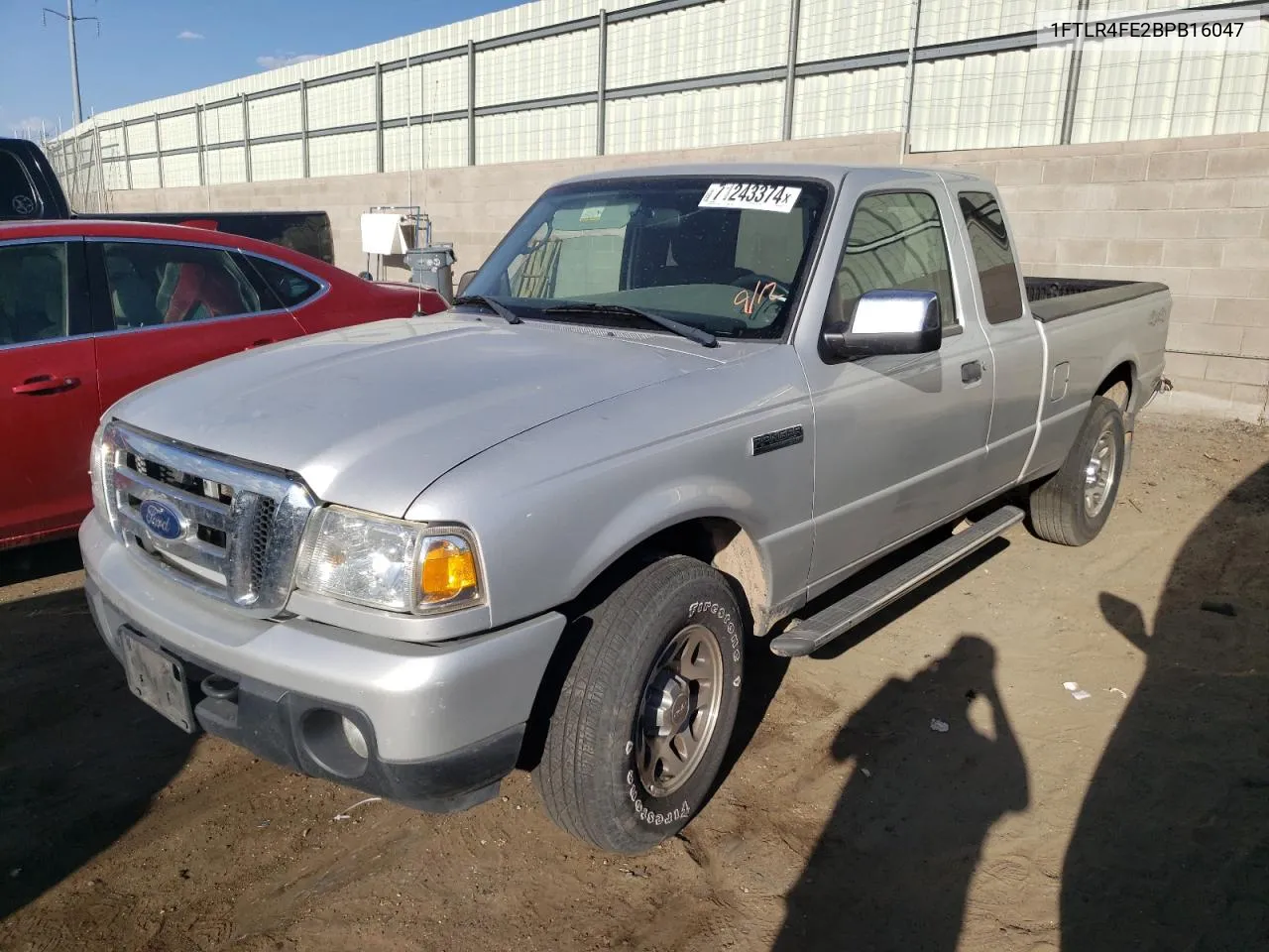 2011 Ford Ranger Super Cab VIN: 1FTLR4FE2BPB16047 Lot: 71243374