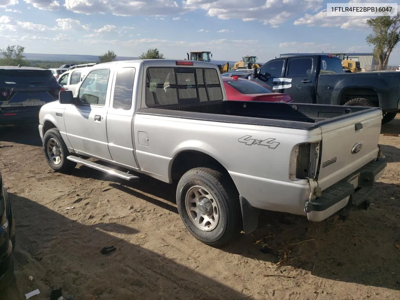 1FTLR4FE2BPB16047 2011 Ford Ranger Super Cab