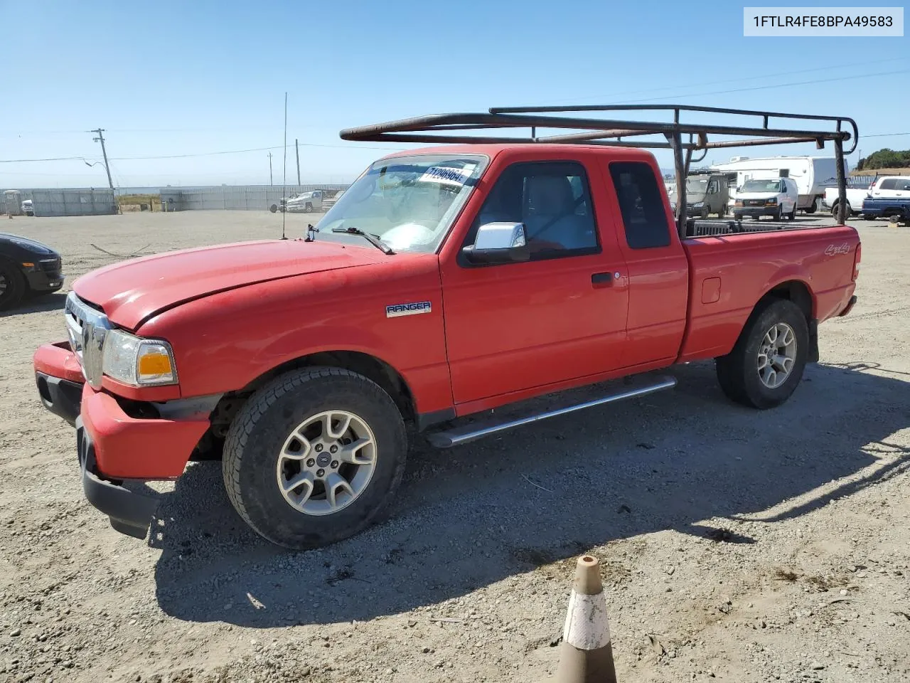 2011 Ford Ranger Super Cab VIN: 1FTLR4FE8BPA49583 Lot: 71296964