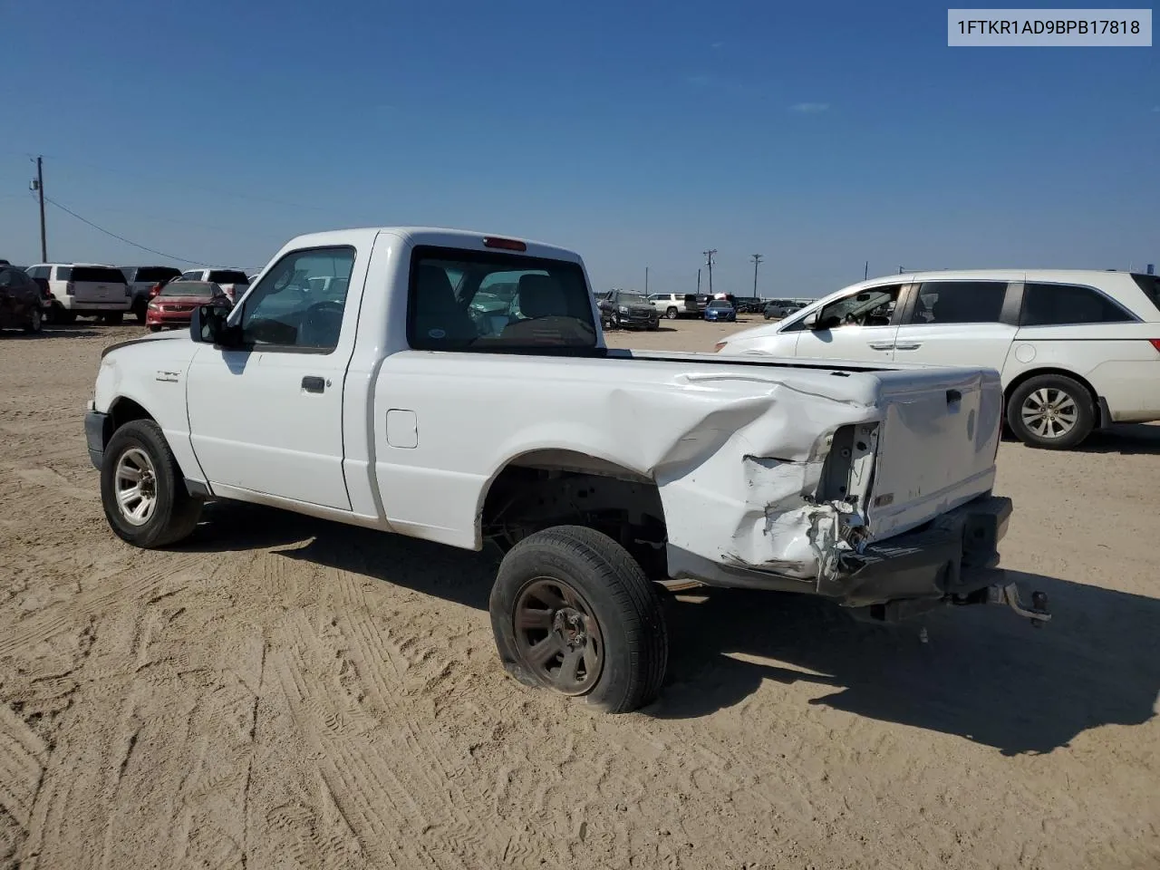 2011 Ford Ranger VIN: 1FTKR1AD9BPB17818 Lot: 71456004