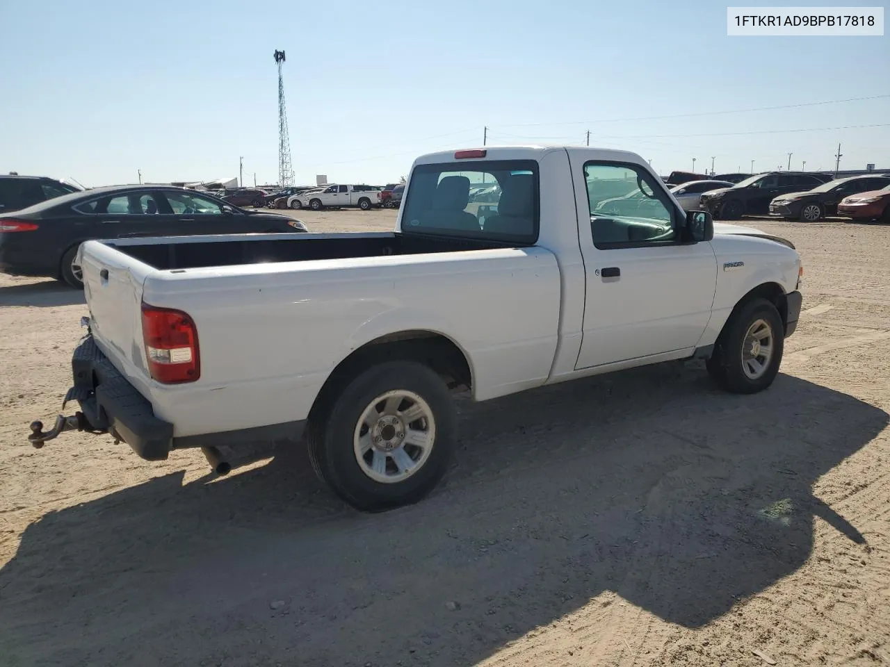 2011 Ford Ranger VIN: 1FTKR1AD9BPB17818 Lot: 71456004