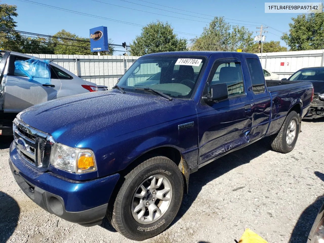 2011 Ford Ranger Super Cab VIN: 1FTLR4FE9BPA97142 Lot: 71497704