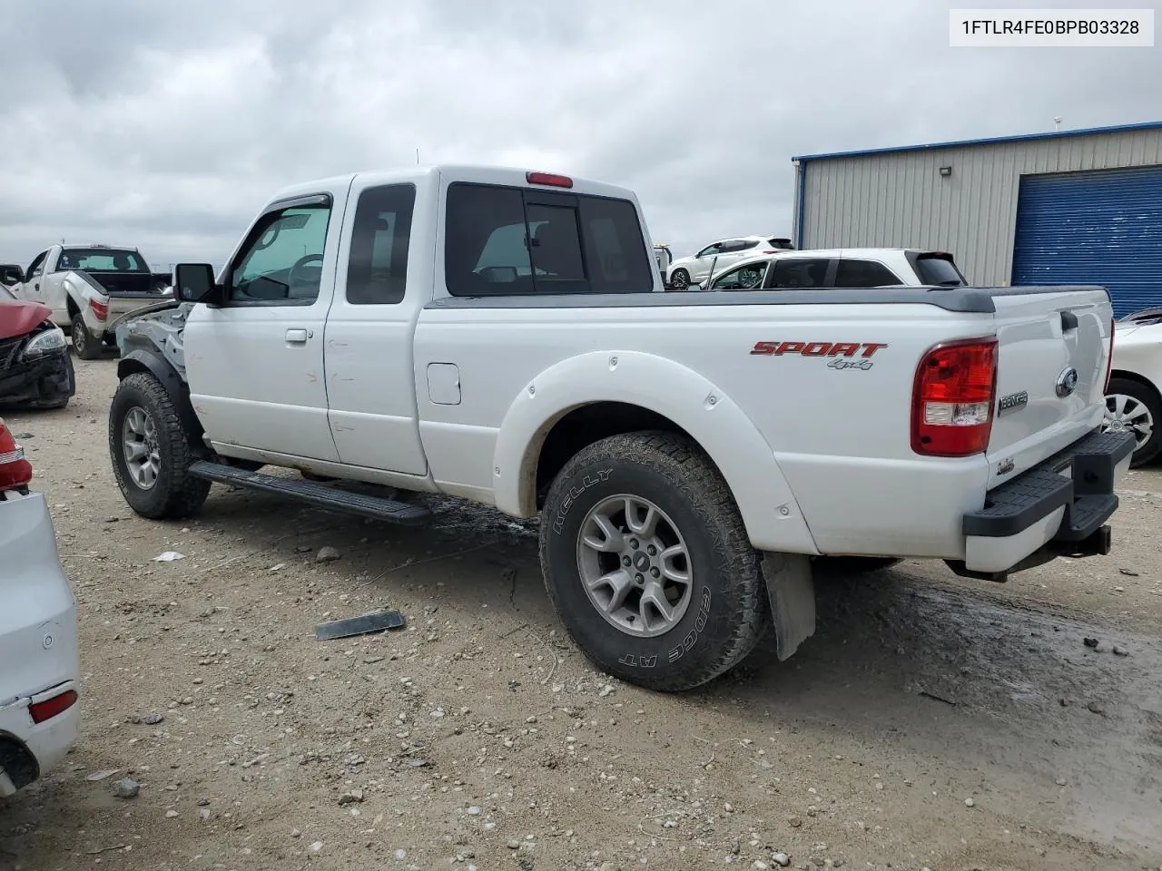 2011 Ford Ranger Super Cab VIN: 1FTLR4FE0BPB03328 Lot: 72059224