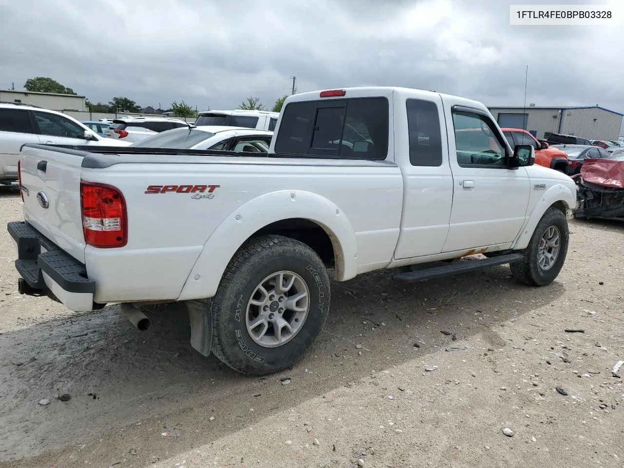 2011 Ford Ranger Super Cab VIN: 1FTLR4FE0BPB03328 Lot: 72059224