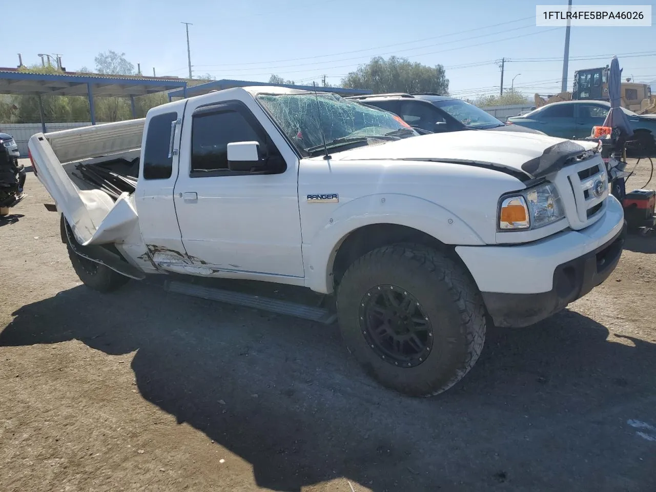 2011 Ford Ranger Super Cab VIN: 1FTLR4FE5BPA46026 Lot: 72189444